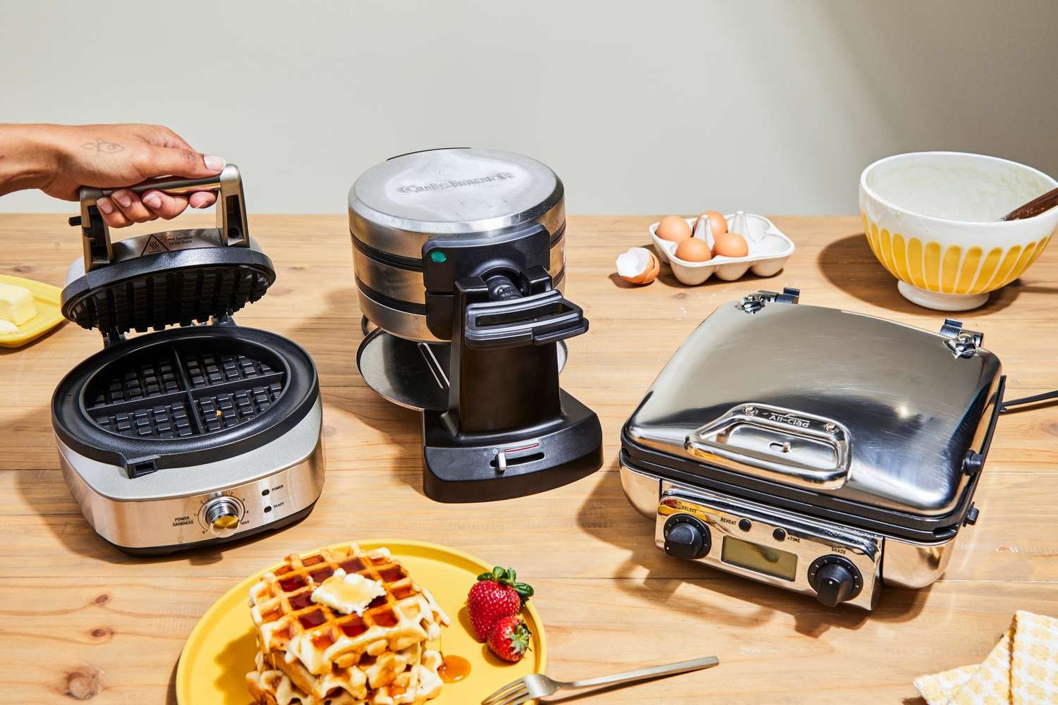 top rated waffle maker for office